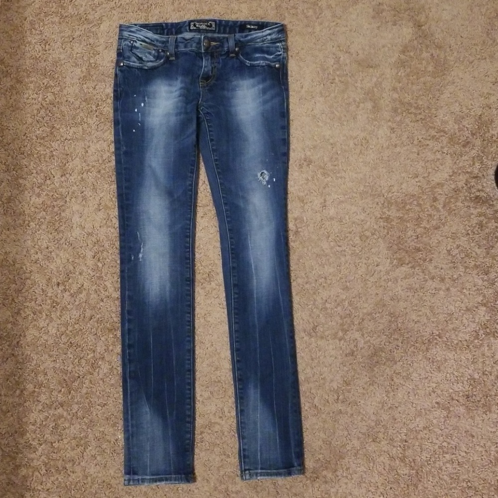 REROCK Express ( distressed ) skinny jeans Size 4